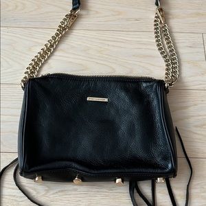 Rebecca Minkoff Black Leather Cross Body Bag